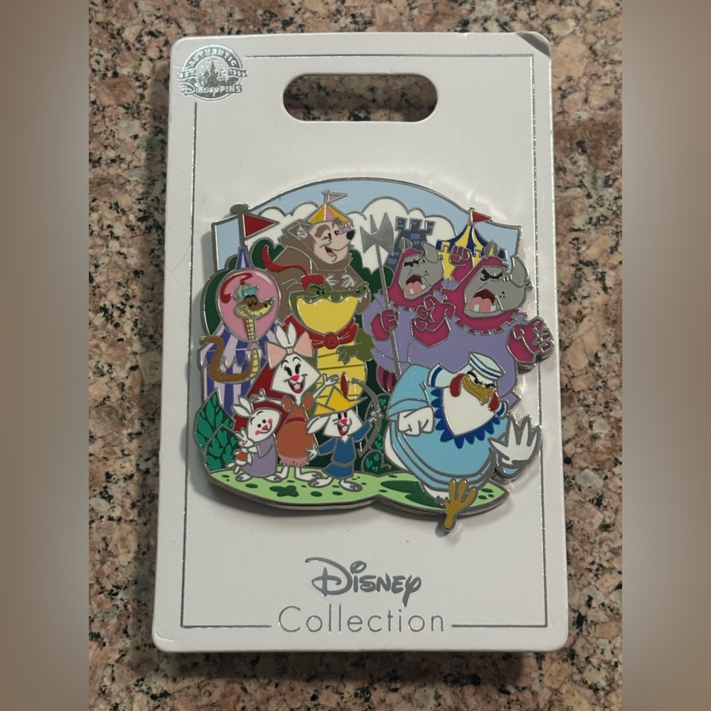 2022 Disney Parks Pin Robin Hood Family Cluster Lady Kluck Friar Tuck Sir Hiss